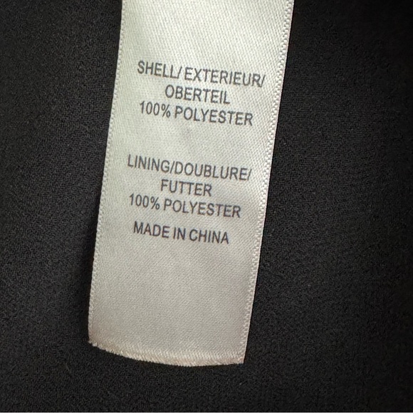 Adrianna Papell Dress Size 4 Pleated Chiffon Fit & Flare Ombré Black Purple - Picture 9 of 10